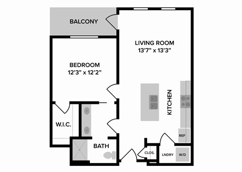 1 bed 1 bath at The Ridge Apartments, Cincinnati, OH